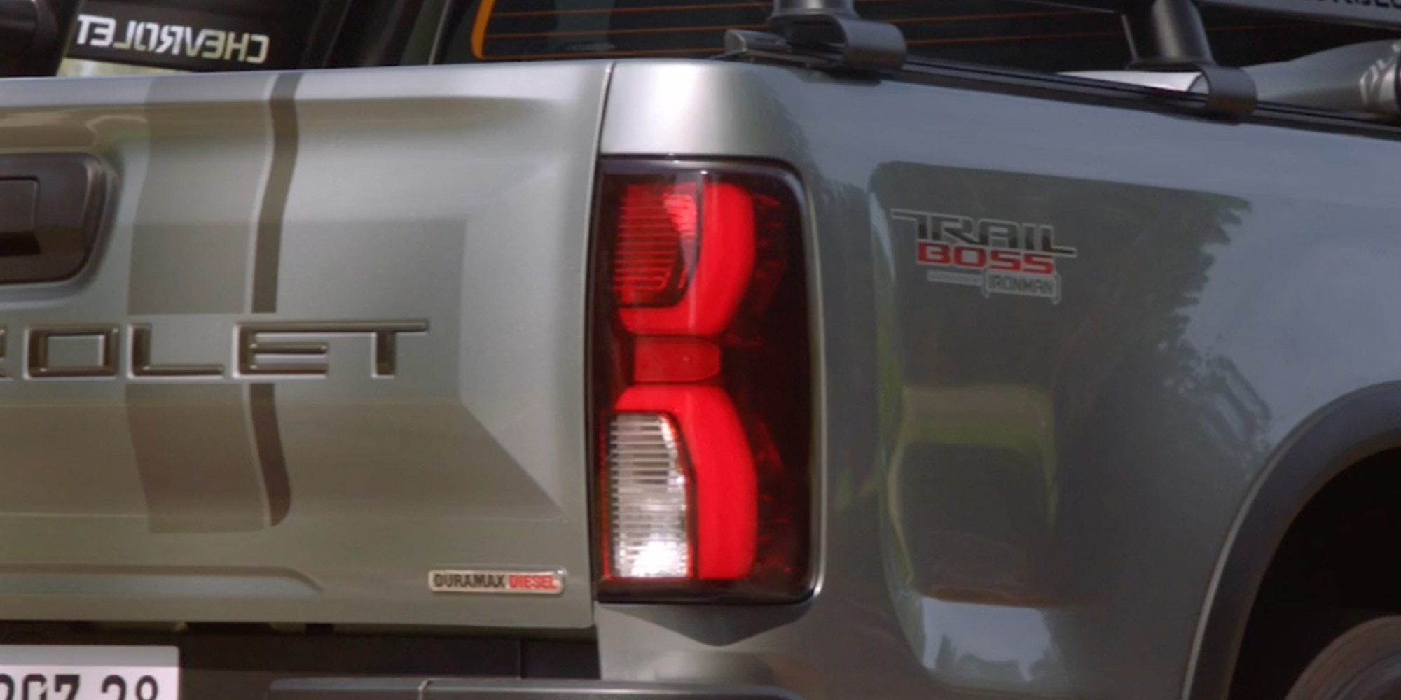 Diseño trasero con luces LED Chevrolet S10 Trail Boss